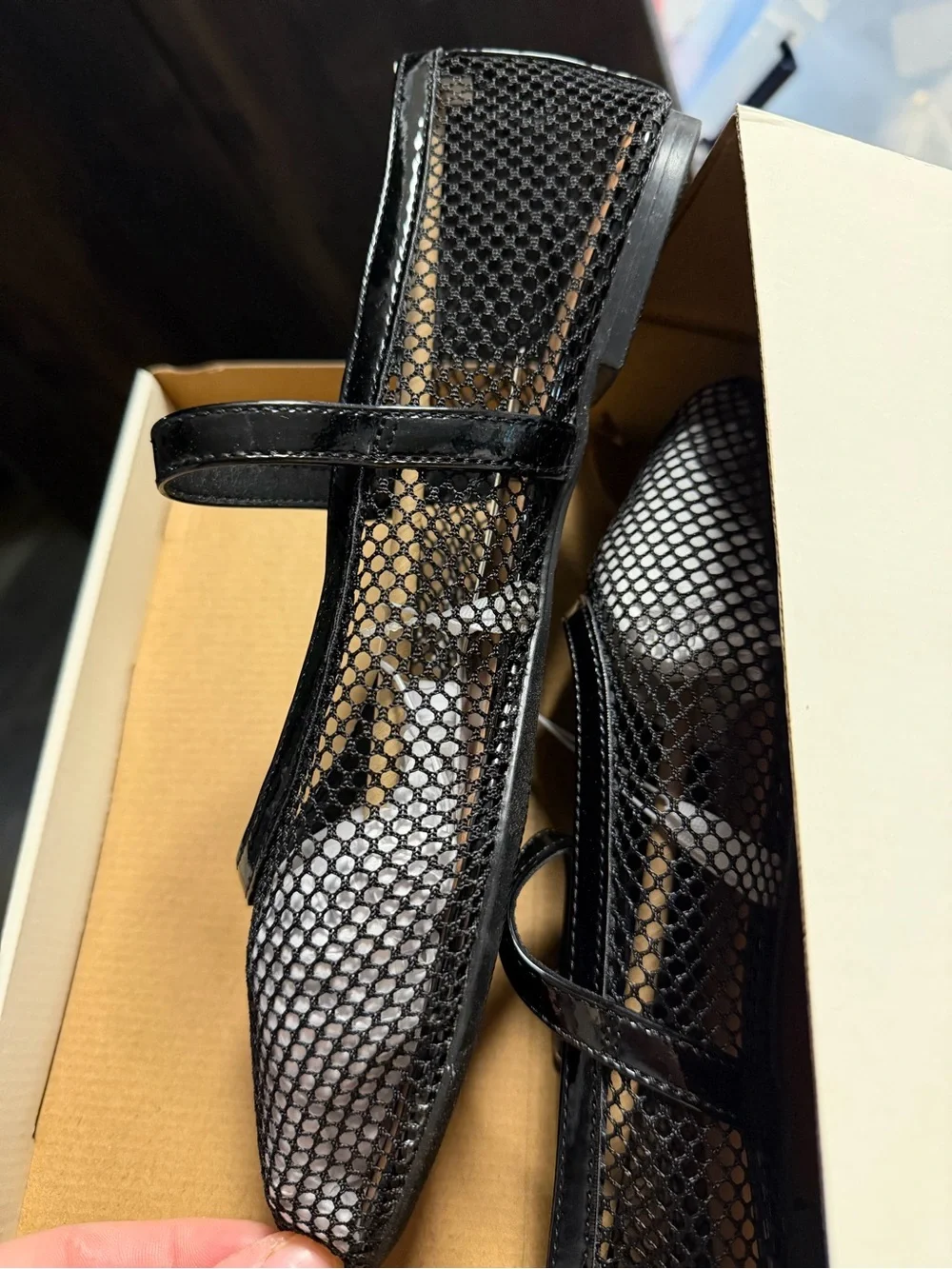a new day Issa Flats in Jet Black